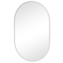 90cm Nova Oval Aluminium Wall Mirror